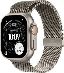 Умные часы Apple Watch Ultra 3 LTE 49 мм (титановый корпус, природный/природный, миланская петля S) - фото