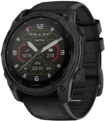 Умные часы Garmin Tactix 8 Solar 51 мм (с черным силиконовым ремешком) - фото
